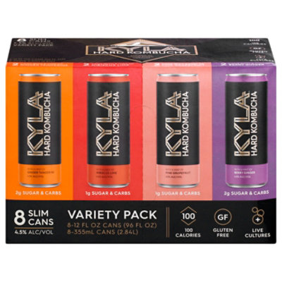 Kyla Hard Kombucha Variety Pack In Cans - 8-12 Fl. Oz. - Image 3