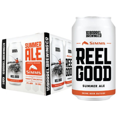 10 Barrel Brewing Co. Reel Good Summer Ale Cans - 6-12 Fl. Oz.