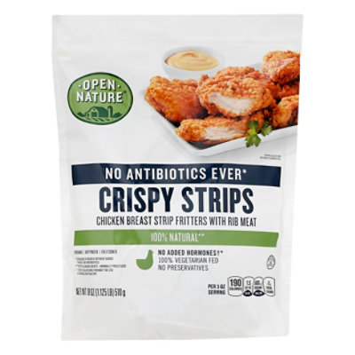 Open Nature Chicken Strips Crispy - 18 Oz - Image 1