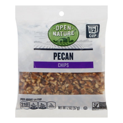 Open Nature Pecans Chips Bag - 2 Oz - Image 4