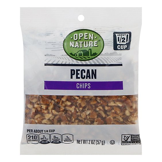 Open Nature Pecans Chips Bag - 2 Oz