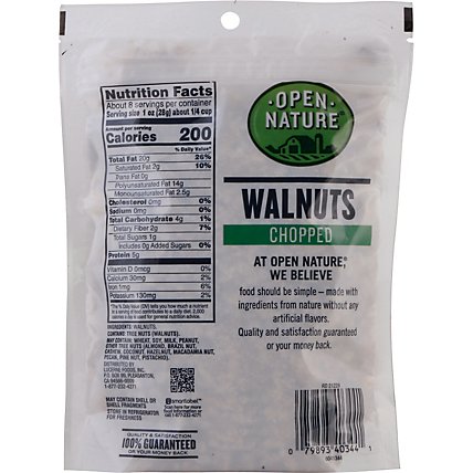 Open Nature Walnuts Chopped Bag - 8 Oz - Image 7