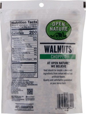 Open Nature Walnuts Chopped Bag - 8 Oz - Image 7