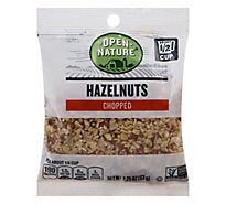 Open Nature Hazelnuts Chpped - 2.25 Oz