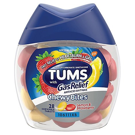 Tums With Gas Relief - 28 Count