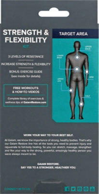 Gaiam Restore Strength & Flexibility Kit Box - Each - Image 4