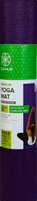 Gaiam Yoga Mat Premium 2 Color 5MM Plum Jum - Each - Image 2