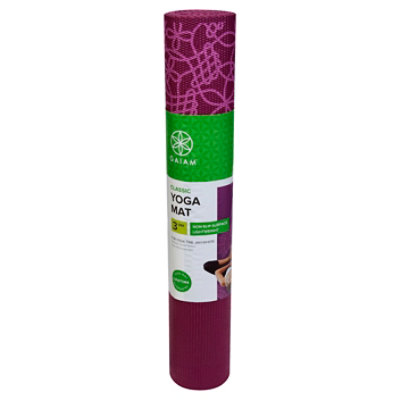 Gaiam Yoga Mat Classic Non Slip 3MM - Each - Image 1