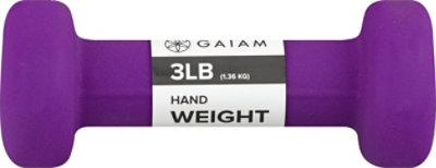 Gaiam Hand Weight Neoprene 3 Lb - Each - Image 2