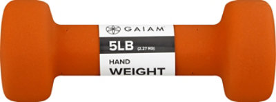 Gaiam Hand Weight Neoprene 5 Lb - Each - Image 2