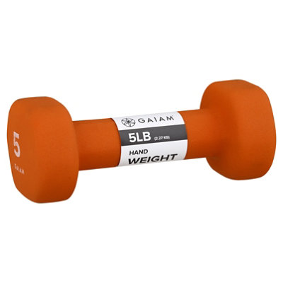 Gaiam Hand Weight Neoprene 5 Lb - Each