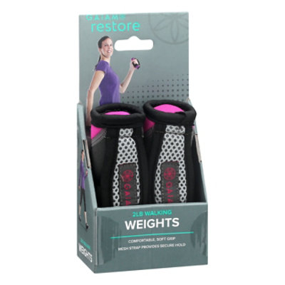 Gaiam Walking Weights Set 2 Lb - Each - Image 1