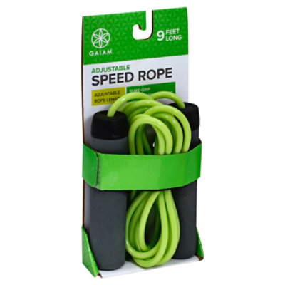 Gaiam Speed Rope Adjustable 9 Feet - Each