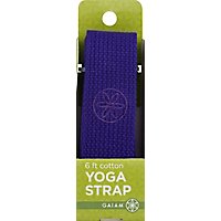 Gaiam Yoga Strap Cotton 6 Feet Purple Box - Each - Image 2