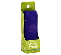 Gaiam Yoga Strap Cotton 6 Feet Purple Box - Each