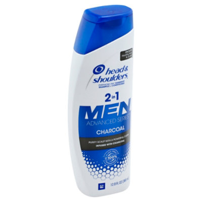 Head & Shoulders Men Advanced Series Charcoal Shampoo to Deep Clean & Detox Scalp - 12.8 Fl. Oz. - Image 1