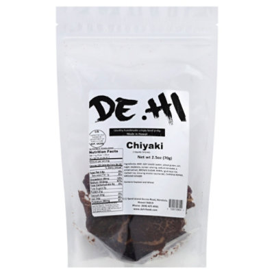 DE.HI Chiyaki Crispy Beef Jerky 2.5 Oz JewelOsco