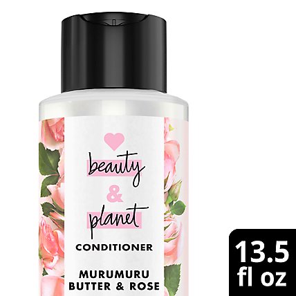 Love Beauty and Planet Blooming Color Murumuru Butter & Rose Conditioner - 13.5 Fl. Oz. - Image 1