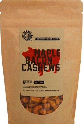 City Peanut Shop Maple Bacon Cashews - 4 Oz - Image 2