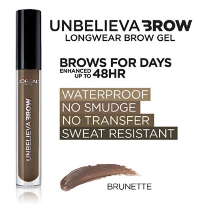 L'Oreal Paris Unbelieva Brow Longwear Brunette Waterproof Tinted Brow Gel - 0.15 Oz - Image 3