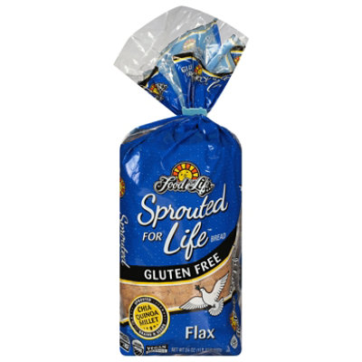 Food For Life Sprouted For Life Bread Gluten Free Flax Bag - 24 Oz