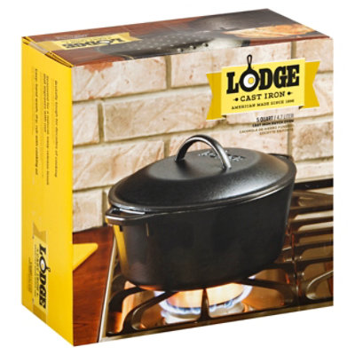 Lodge 5qt Cast Iron Dutch Oven