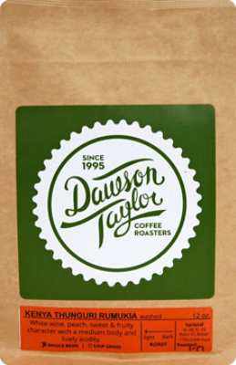 Dawson Taylor Kenya AA Coffee - 12 Oz - Image 2