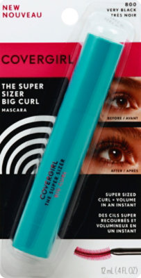 COVERGIRL Big Curl Mascara Reg Very Blk - 0.406 Oz - Image 2