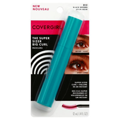 COVERGIRL Big Curl Mascara Reg Blk Brn - 0.406 Oz - Image 1