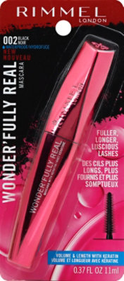 Rimmel Wonderfully Real Masc Wp Blk - 0.37 Fl. Oz. - Image 2