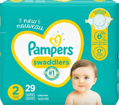 Intensief Hertog Immigratie Pampers Swaddlers Diapers Size 2 - 29 Count - Safeway