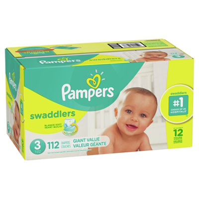 Pampers Swaddlers Diapers Size 3 - 112 Count - Image 2