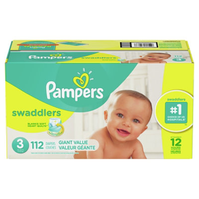 Pampers Swaddlers Diapers Size 3 - 112 Count - Image 4