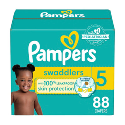 pampers swaddlers 5