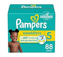 Pampers Swaddlers Active Size 5 Baby Diaper - 88 Count