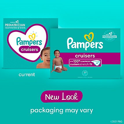 Pampers Cruisers Diapers Size 5 - 60 Count - Image 2