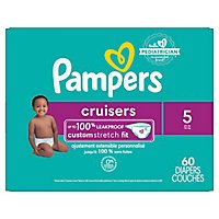 Pampers Cruisers Diapers Size 5 - 60 Count - Image 1