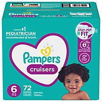 Pampers Cruisers Size 6 Diapers - 72 Count - Image 3