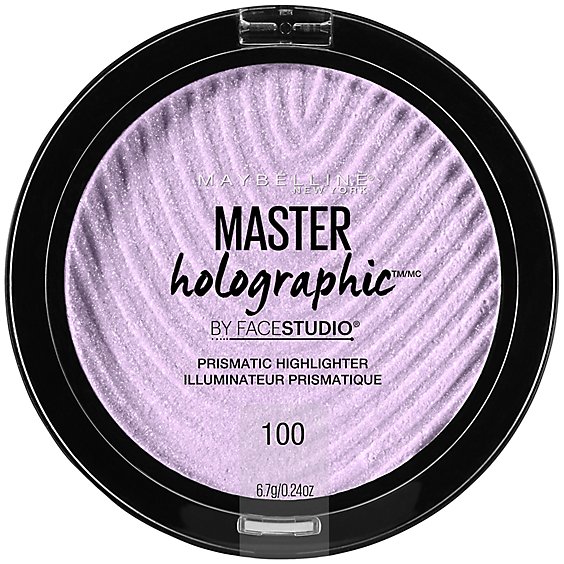 Maybelline Facestudio Master Holographic Prismatic Purple Highlighter Makeup - 0.24 Oz