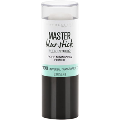 Maybelline Facestudio Master Blur Stick Primer Pore Minimizing Universal Transparent - 0.3 Oz