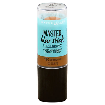 Maybelline Facestudio Master Blur Stick Primer Pore Minimizing Tinted Medium/Tan Tube - 0.3 Oz