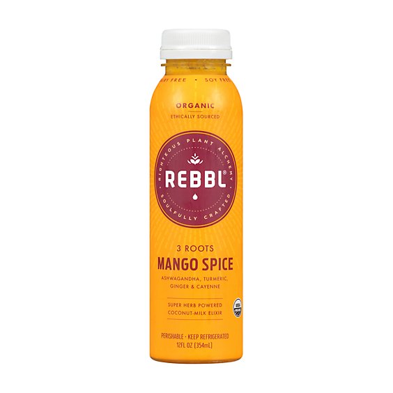 Rebbl 3 Roots Mango Spice - 12 Fl. Oz.