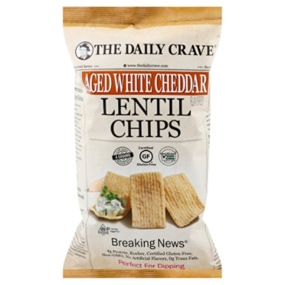 The Daily Chip Lentil Aged Wht Chdr - 4.25 Oz - Image 3