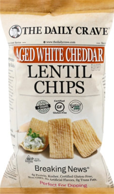 The Daily Chip Lentil Aged Wht Chdr - 4.25 Oz - Image 2