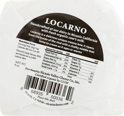 Nicasio Valley Locarno Brie - 6 Oz - Image 6