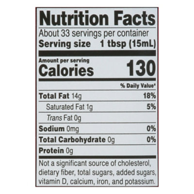 O Organics Canola Oil Expeller Pressed Bottle - 16.9 Fl. Oz. - Image 3