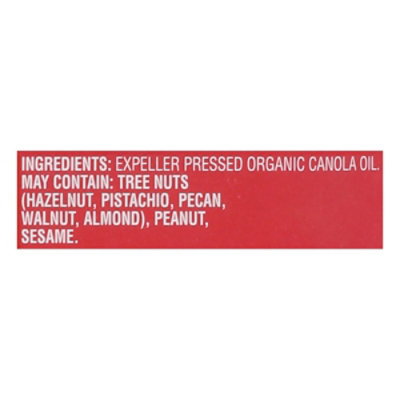 O Organics Canola Oil Expeller Pressed Bottle - 16.9 Fl. Oz. - Image 4