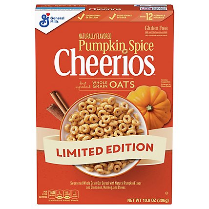 Gmi Cheerios Pumpkin Spice Cereal - 10.8 Oz - Image 2