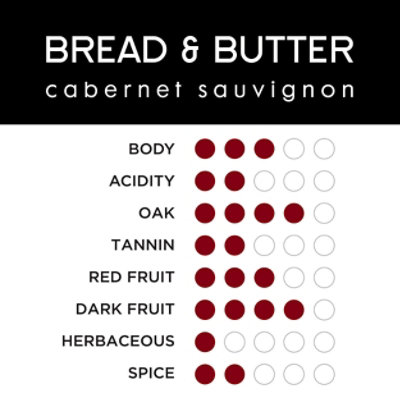 Bread & Butter Cabernet Sauvignon Wine - 750 Ml - Image 3