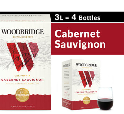 Woodbridge Cabernet Sauvignon Red Wine Box - 3 Liter - Image 1